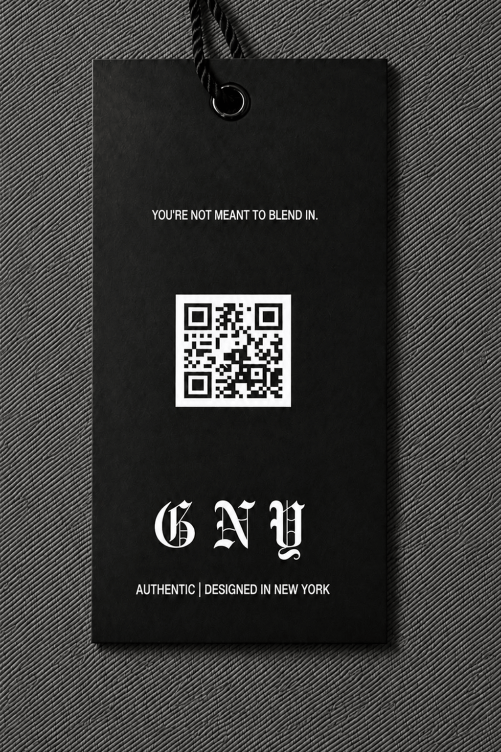 Men’s Grey Tailored Fit Dress Pants by Gerardo New York (GNY) Hanging Tag