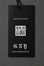 Men’s Grey Tailored Fit Dress Pants by Gerardo New York (GNY) Hanging Tag