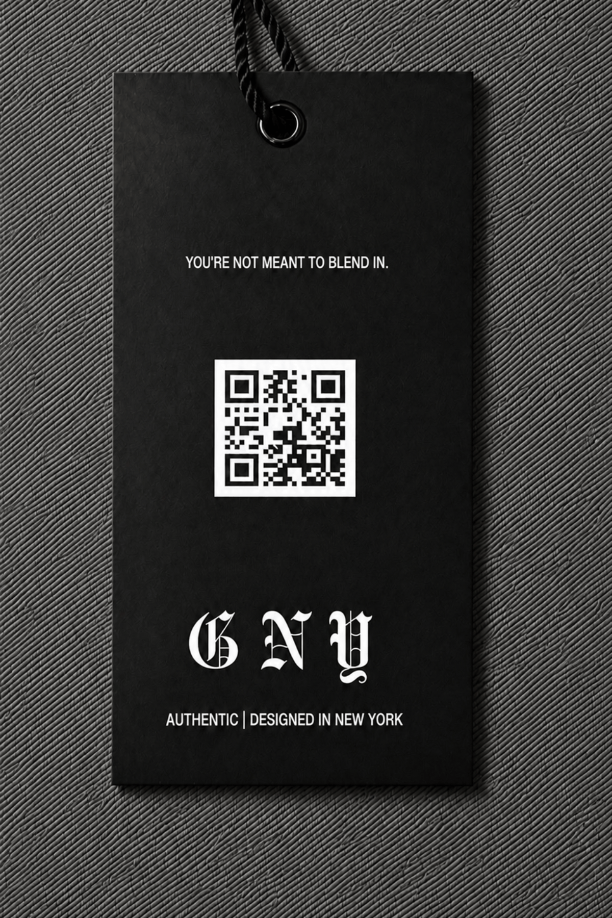 Men’s Grey Tailored Fit Dress Pants by Gerardo New York (GNY) Hanging Tag