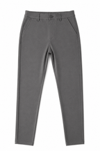 Men’s Grey Tailored Fit Dress Pants by Gerardo New York (GNY) Front View