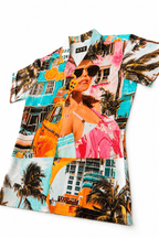 Men's Tailored Fit Short Sleeve Dress Shirt Riviera District by Gerardo New York (GNY) Angle View