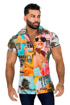 Men's Tropical Vacation Shirt Tailored Fit Riviera District