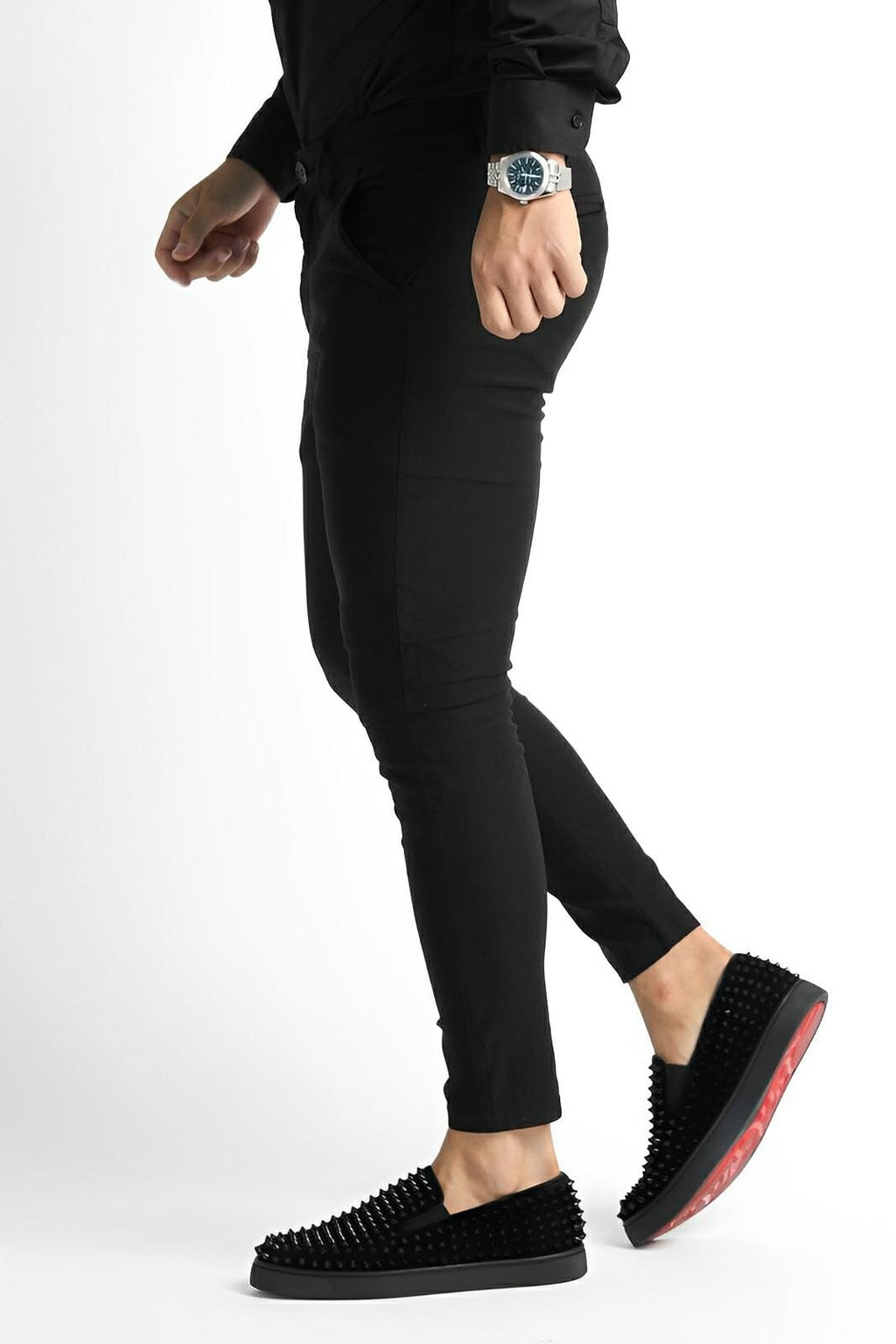 Men’s Black Tailored Fit Dress Pants by Gerardo New York (GNY)