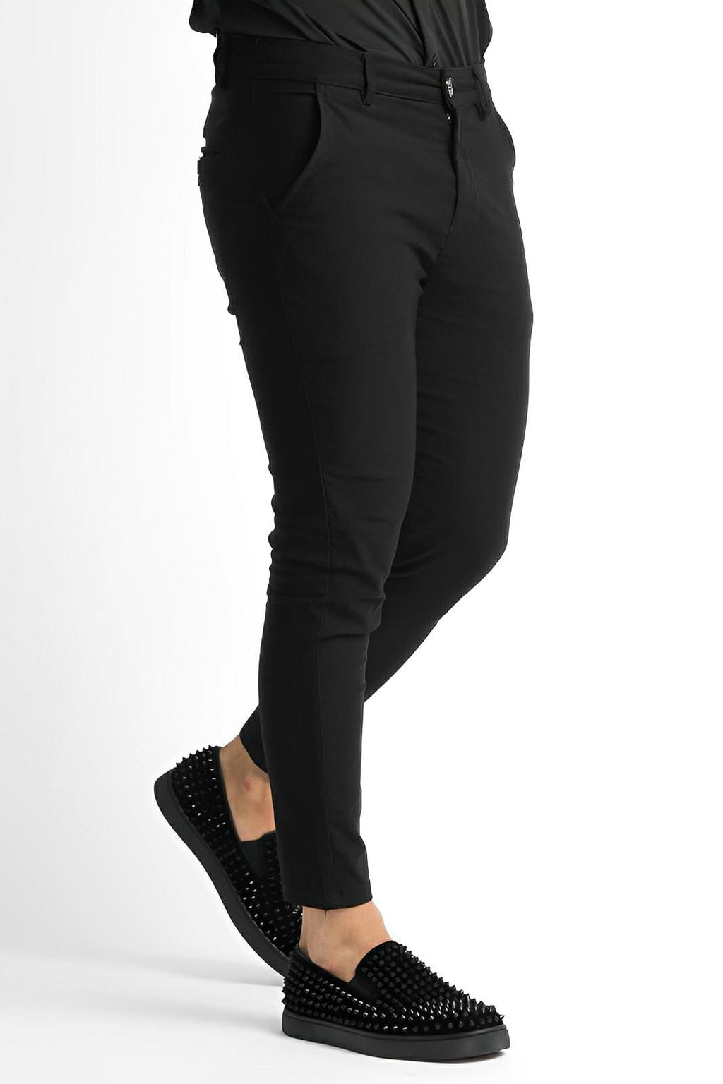 Men’s Black Tailored Fit Dress Pants by Gerardo New York (GNY)