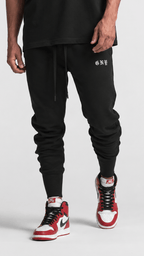 Men's Black Slim Fit Essential Jogger by GNY Gerardo New York 